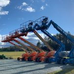 Superior Rentals Fleet of Boom Lifts