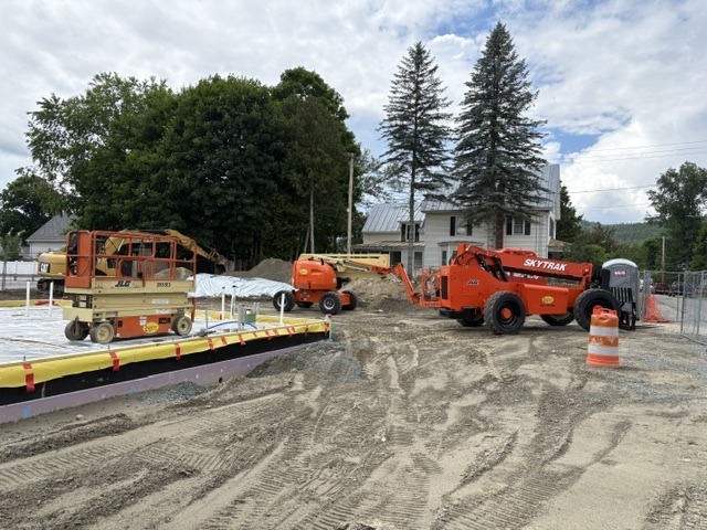 Three Lifts rented from Superior Rentals on a jobsite